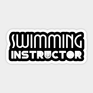 Swimming instructor, swimming learning, swim teacher v2 Sticker